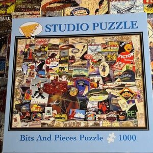 🧩 1000 piece Bits and Pieces Studio Puzzle “World Traveler”.